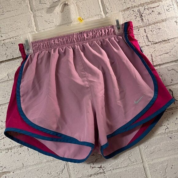 Nike Dri-Fit Built in Brief Athletic Short Pink Small - Picture 1 of 10